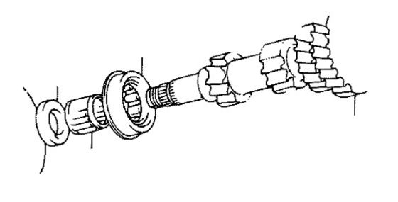 33346-71010 Auto Engine Parts Washer 5th Thrust Transmission Gear Hilux Prado Innova